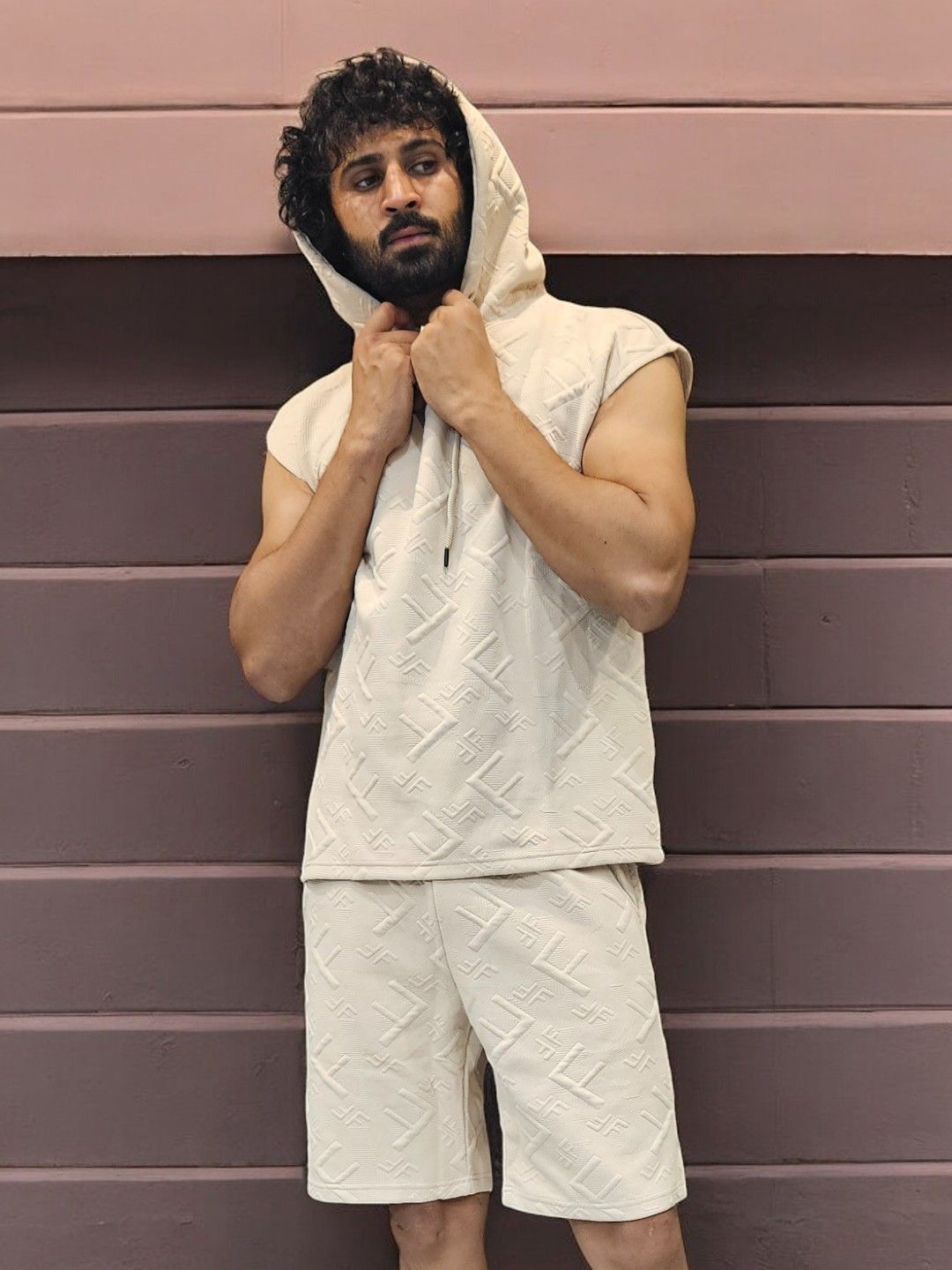 

BOTABOCHI T-Shirt With Shorts Co-Ords, Beige