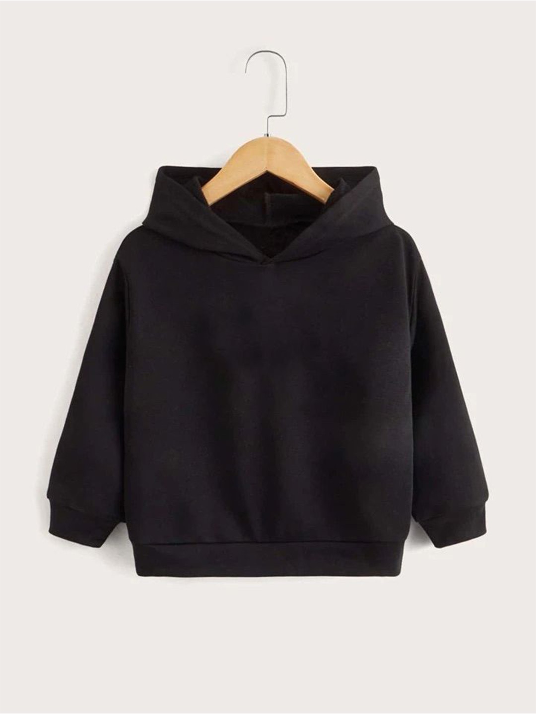 

TABADTOD Kids Printed Hooded Sweatshirt, Black