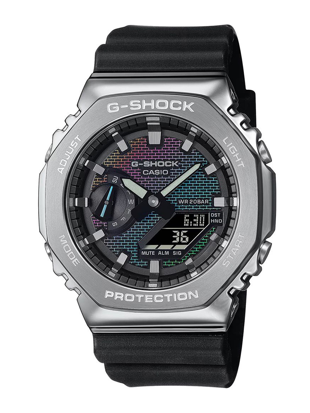 

CASIO Men Analogue and Digital Chronograph Watch G1592, Black