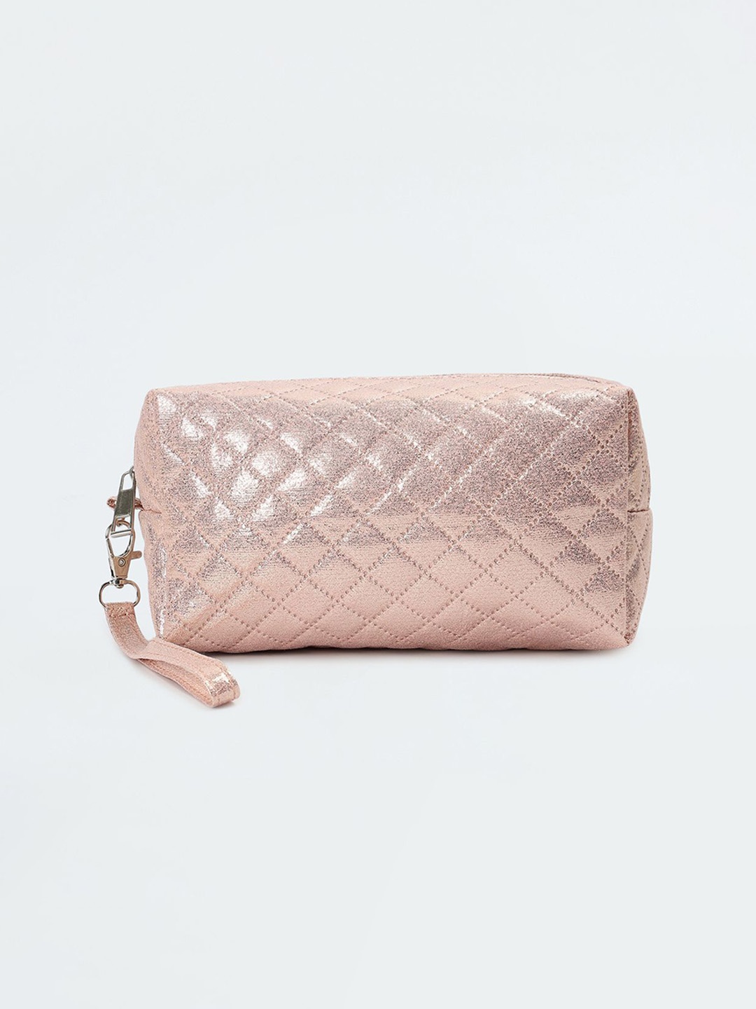 

max Checked Pouch Travel Accessory, Pink