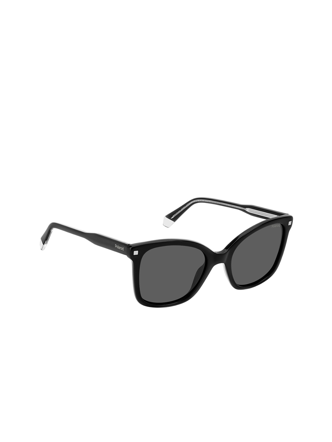 

Polaroid Women Rectangle Sunglasses with UV Protected Lens 20571280753M9, Grey