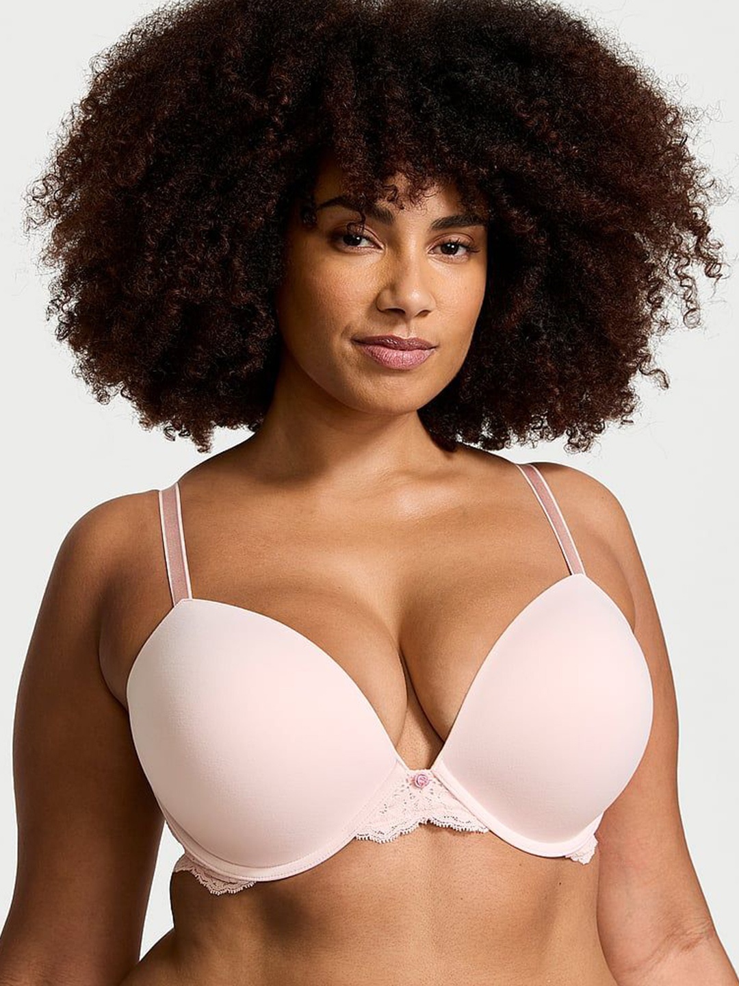 

Victoria's Secret Medium Coverage Underwired Heavily Padded Bra, Pink