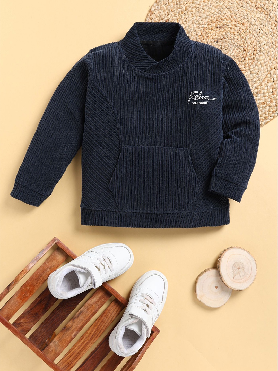 

Toonyport Boys Striped Long Sleeves Sweatshirt, Blue