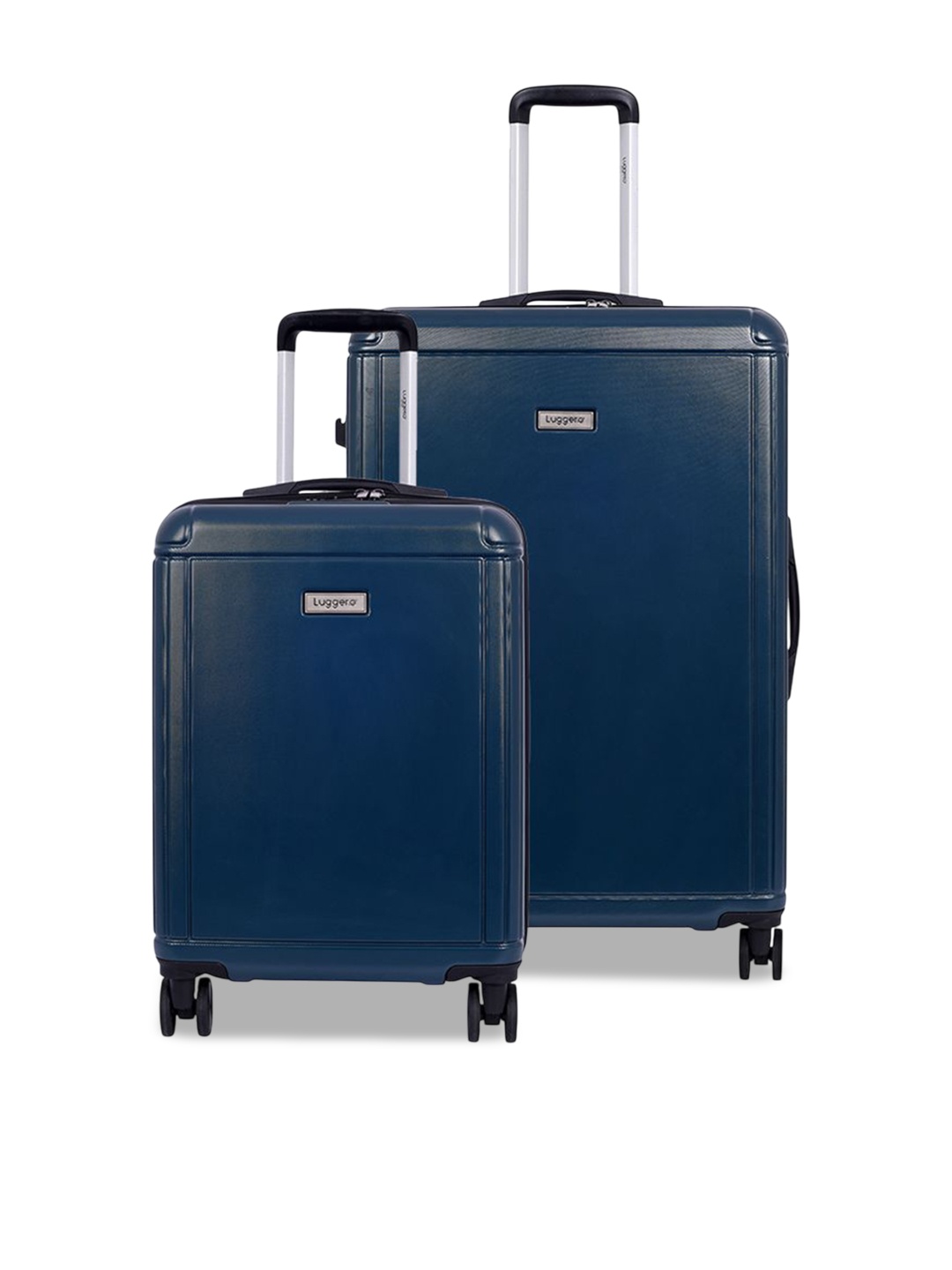 

Luggero Unisex Set 2 Hard Sided Trolley Bags, Teal