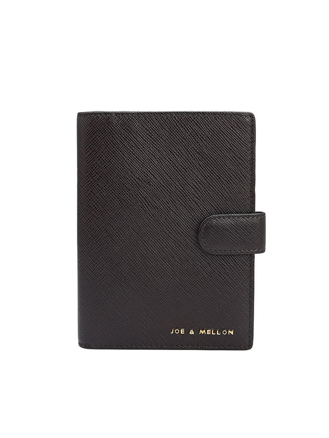 

Joe & Mellon Textured Leather Two Fold Wallet, Brown