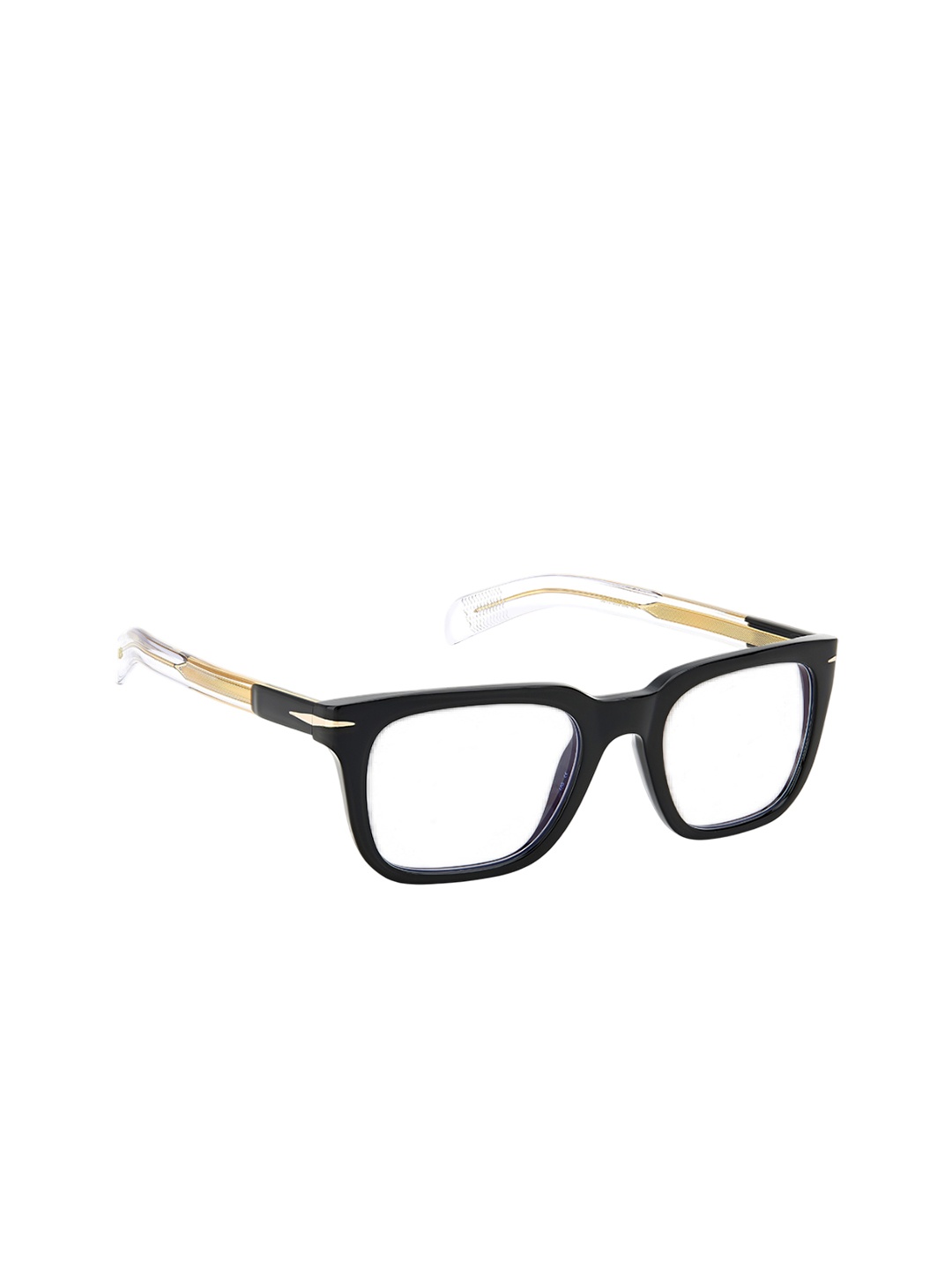 

DAVID BECKHAM Men Rectangle Sunglasses with UV Protected Lens 1053502M25221, Black