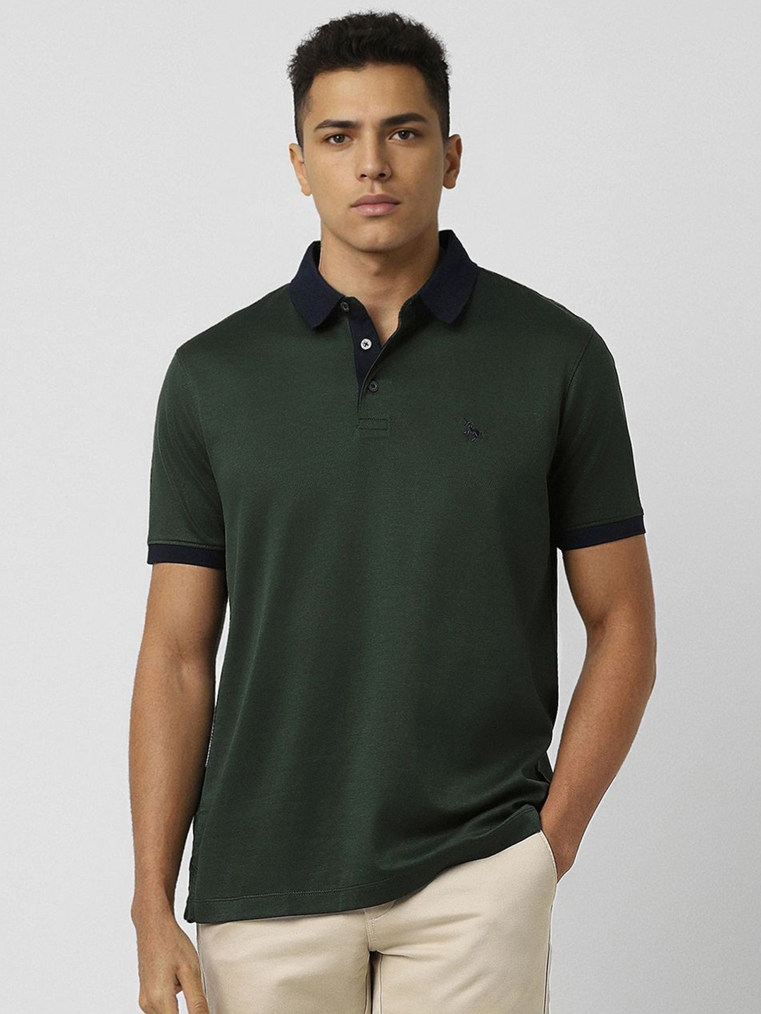 

Van Heusen Sport Men Polo Collar T-shirt, Green