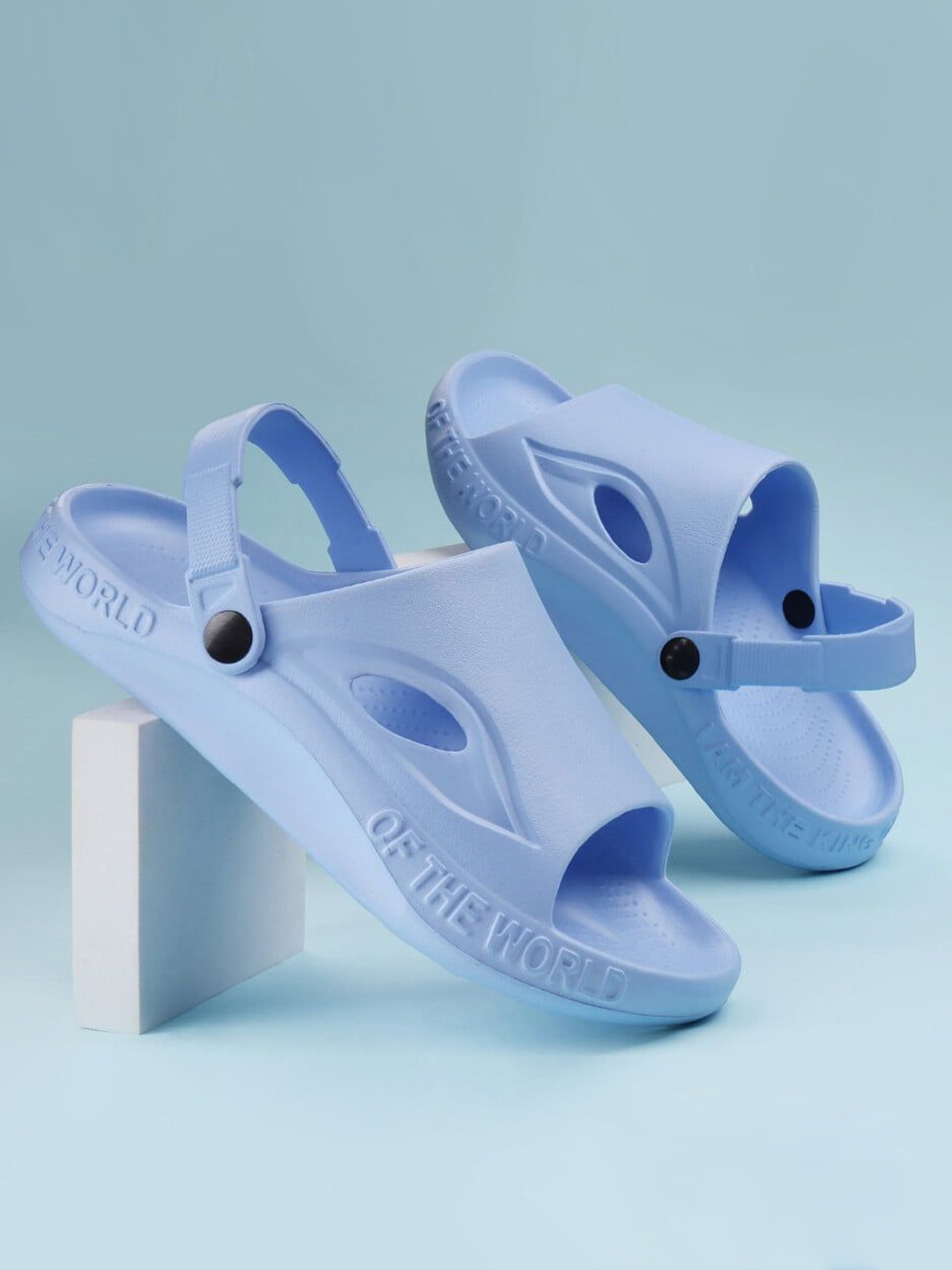 

TOE CANDY Men Casual Rubber Clogs, Blue