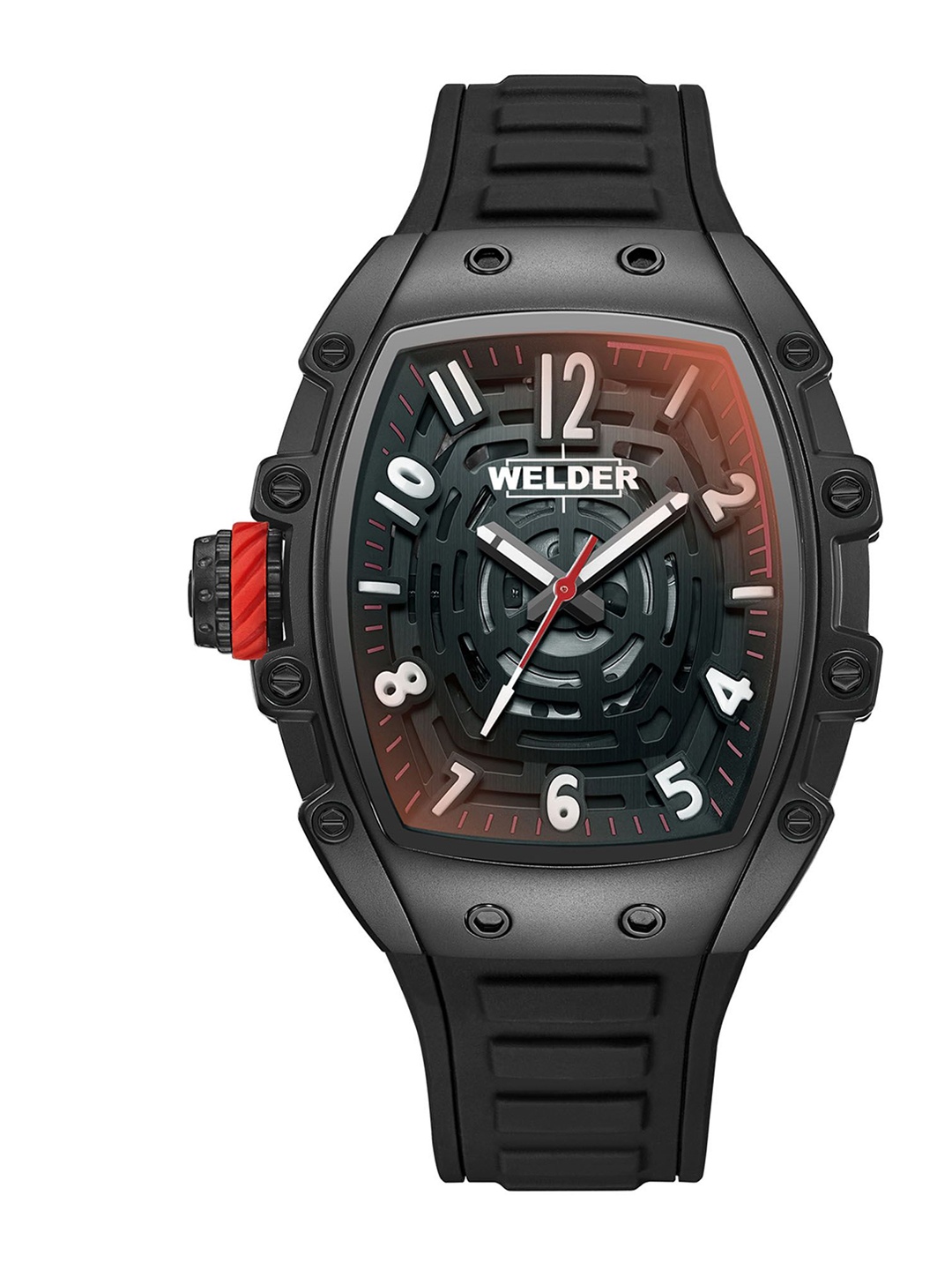 

WELDER Men Brass Dial & Straps Analogue Watch WRH3004-R, Multi
