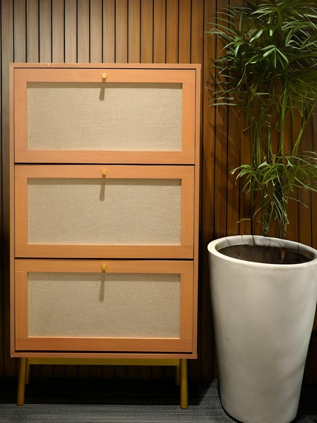

THE ARTMENT Brown Shoe Rack Shoe Organizer Cabinet
