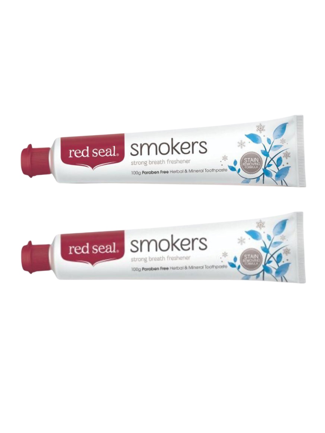 

Red Seal Set Of 2 Natural Smokers Toothpaste - 100 g Each, White