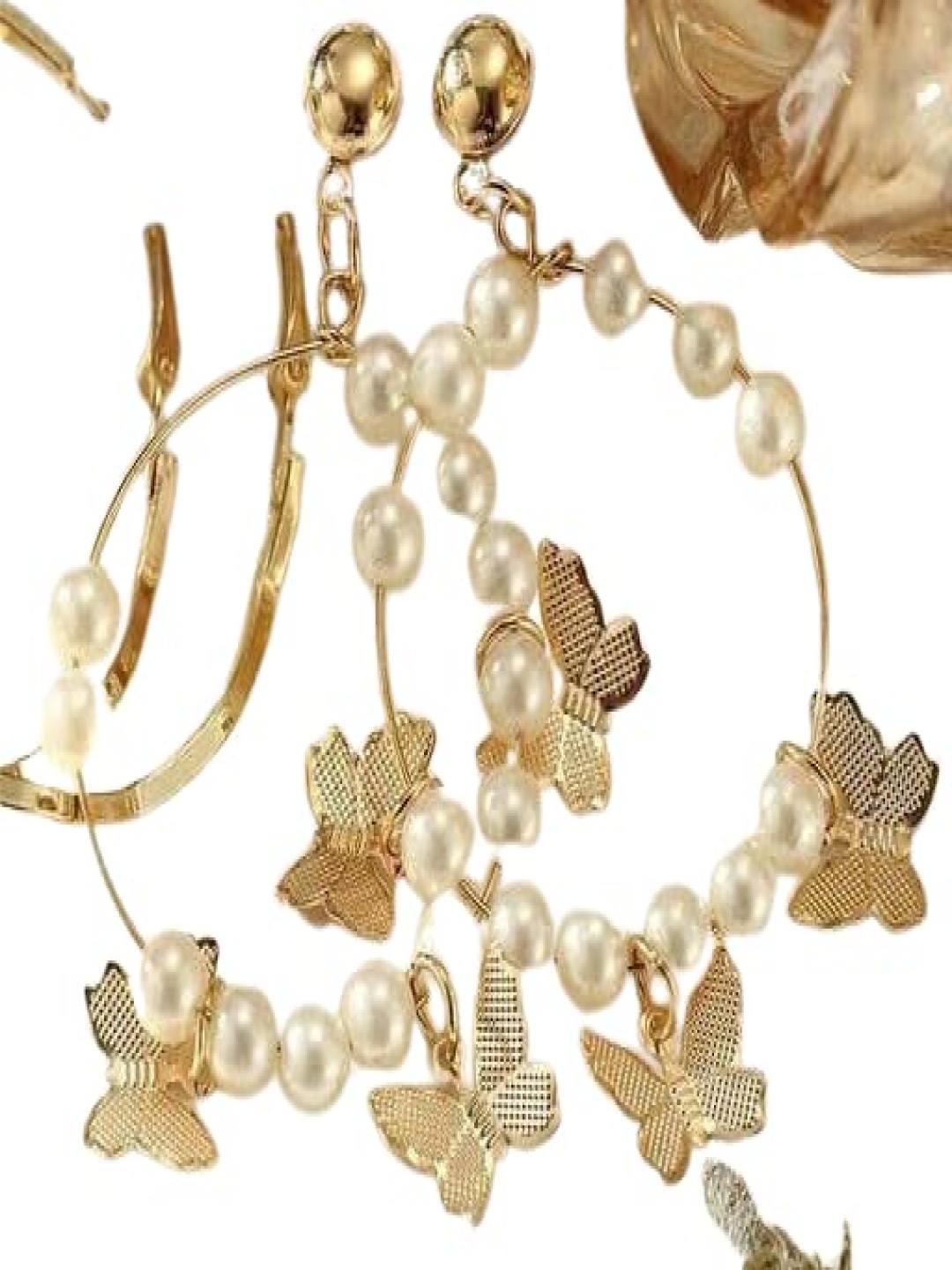 

Styled Diva Contemporary Drop Earrings, Multi