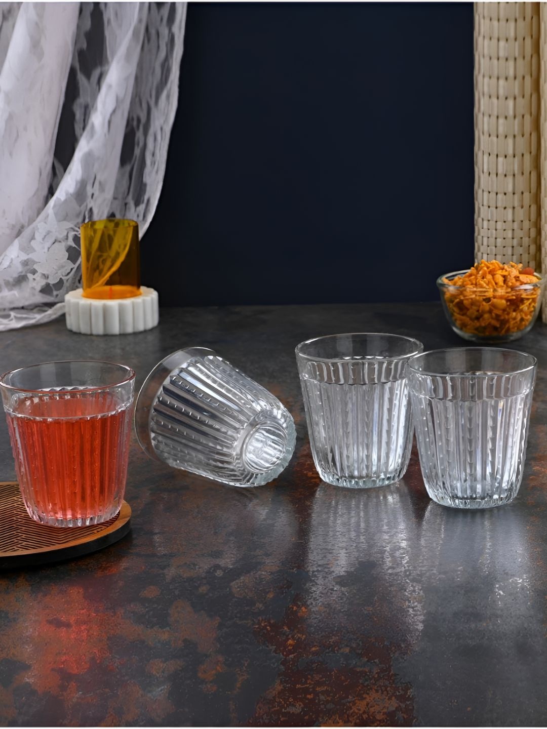 

SOMIL Unisex Transparent Water Glass