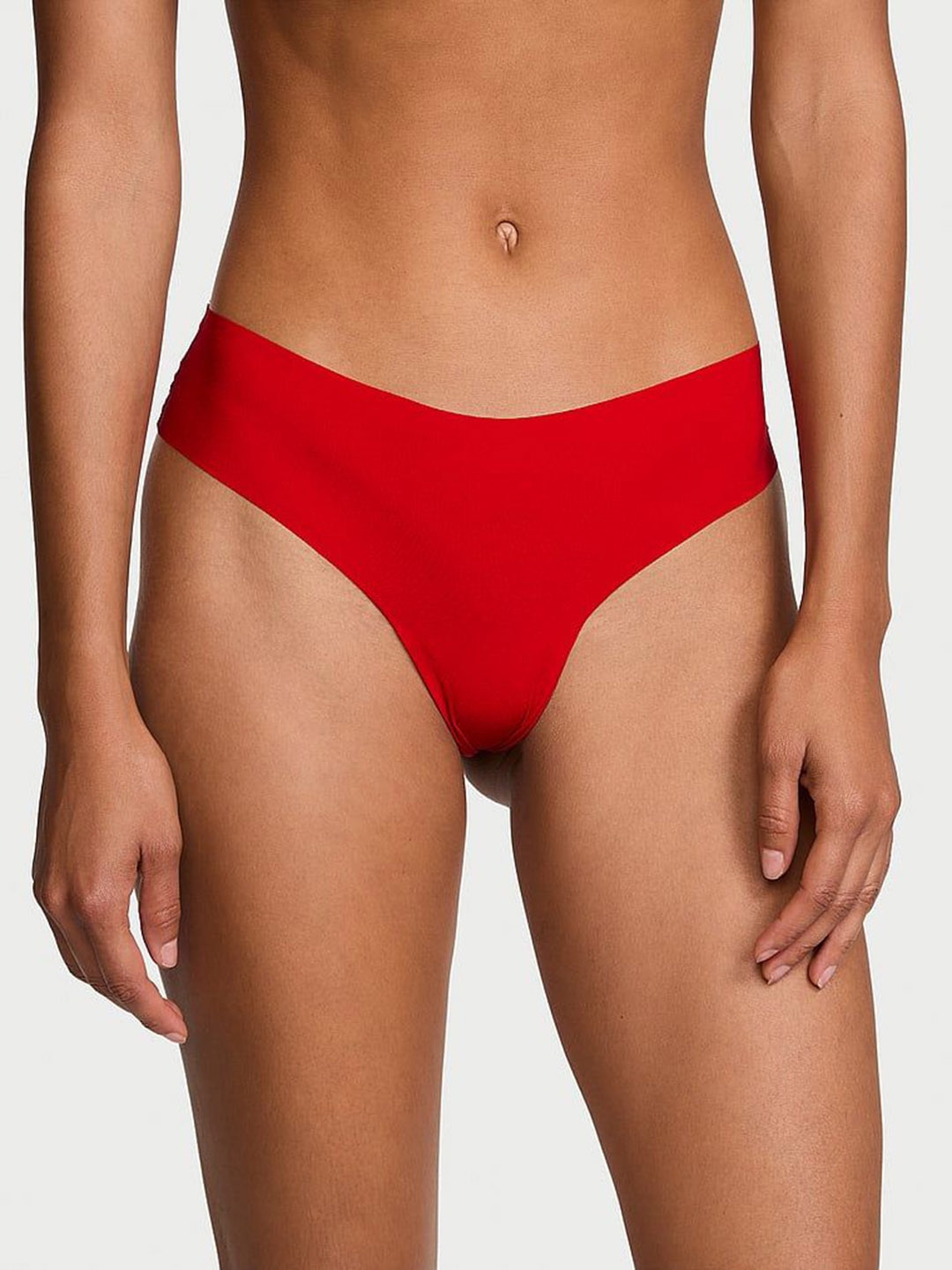 

Victoria's Secret Women Mid-Rise Lace-Back Thong Brief, Red
