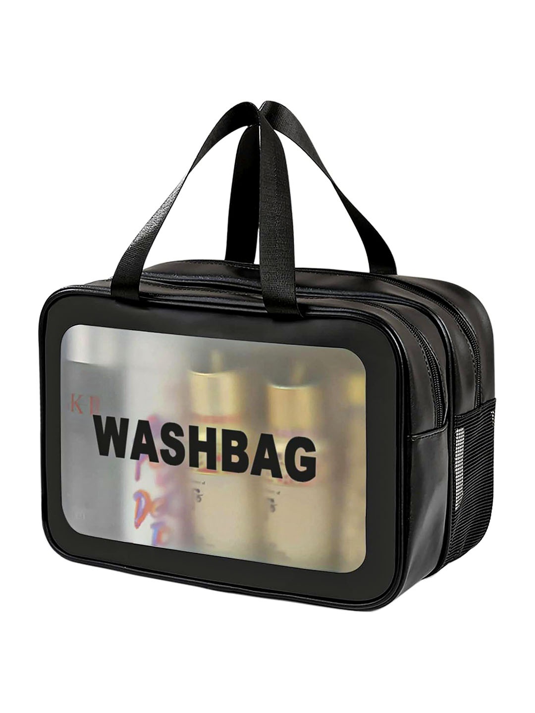 

Queue Other Prints Waterproof Pouch Travel Accessory, Black