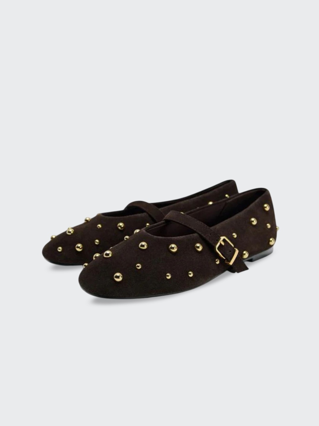 

RIVR Women Ballerinas Flats, Brown