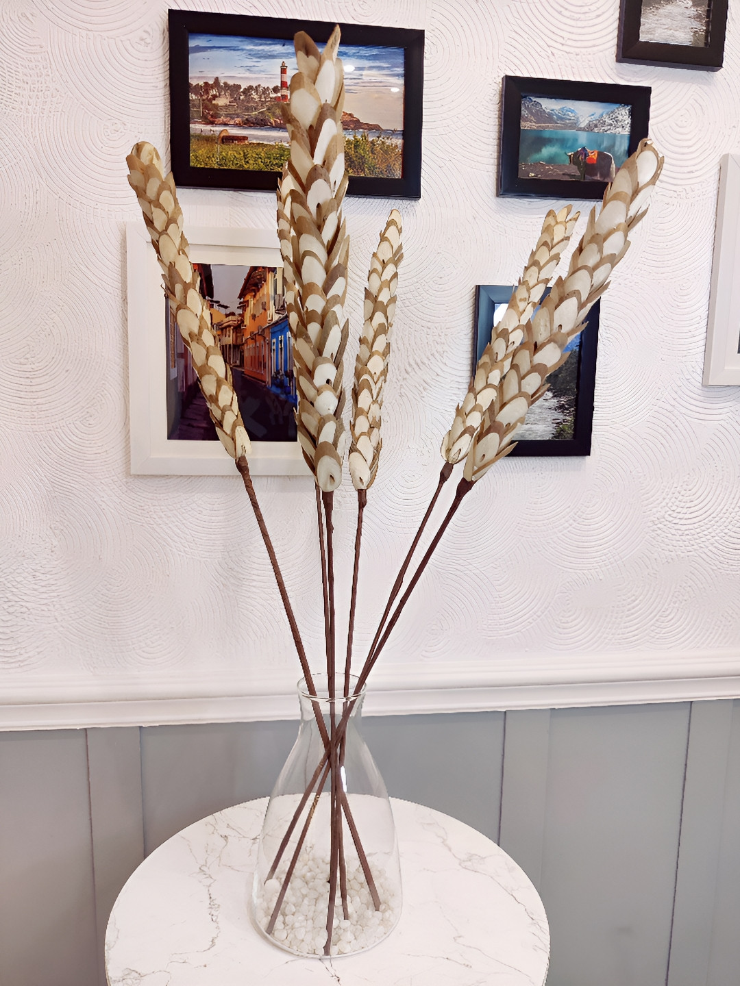

Myntra Elegant Homes White 1 Bunch Hyacinth Artificial Flower