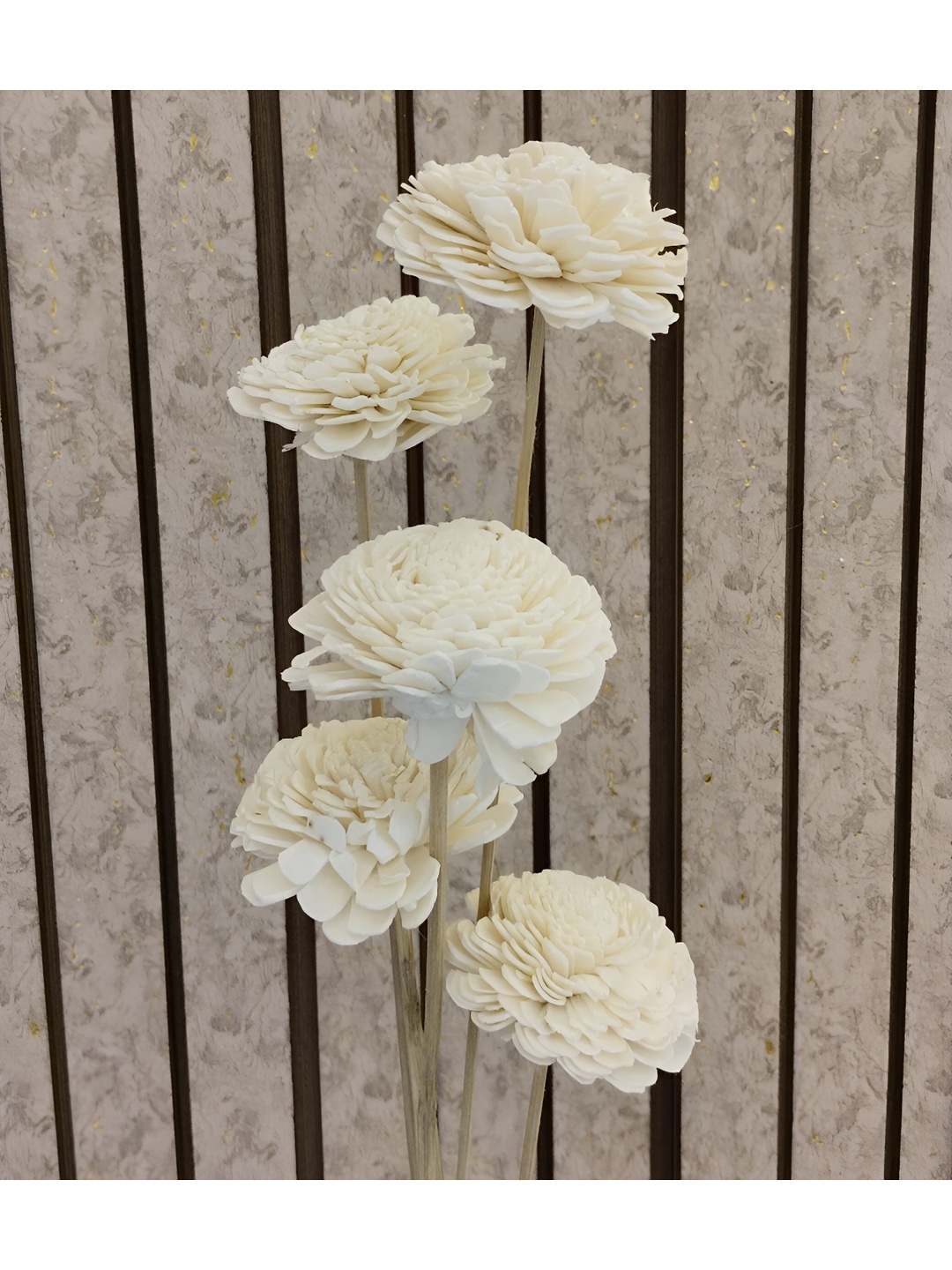 

Myntra Elegant Homes Beige 1 Bunch Peony Artificial Flower