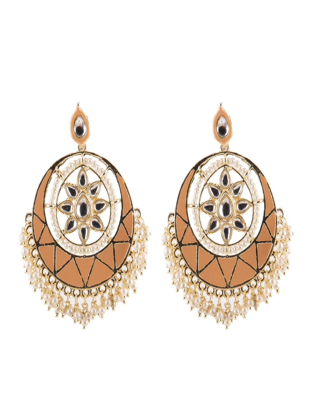 

Styled Diva Contemporary Drop Earrings, Gold