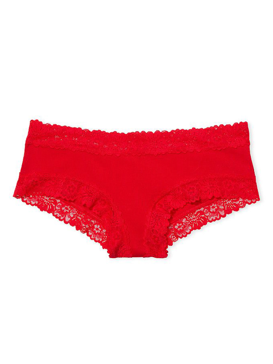 

Victoria's Secret Women Low-Rise Lace Hipster Briefs, Red