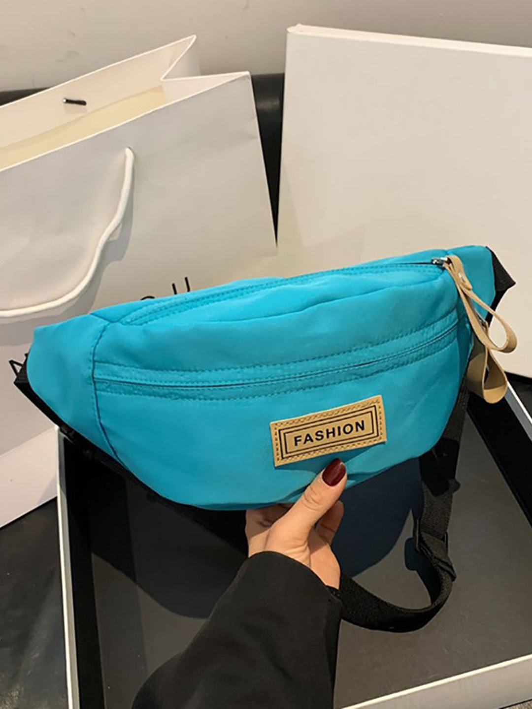 

StyleCast x Revolte Hobo Bag, Blue