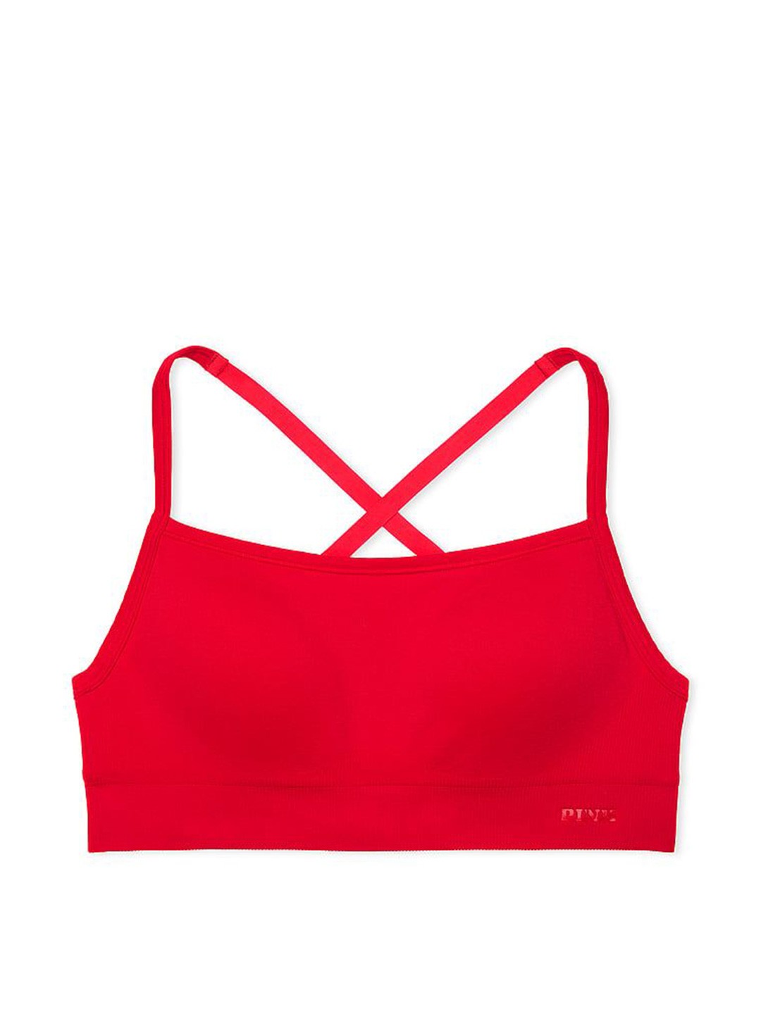 

Victoria's Secret Medium Coverage Lightly Padded Workout Bra, Red