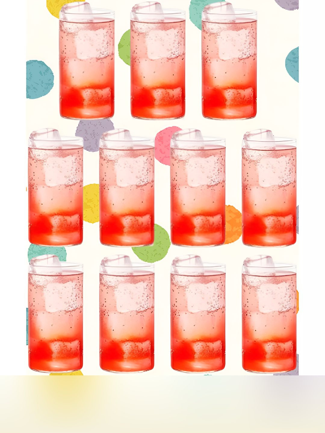 

SOMIL Unisex Transparent Water Glass