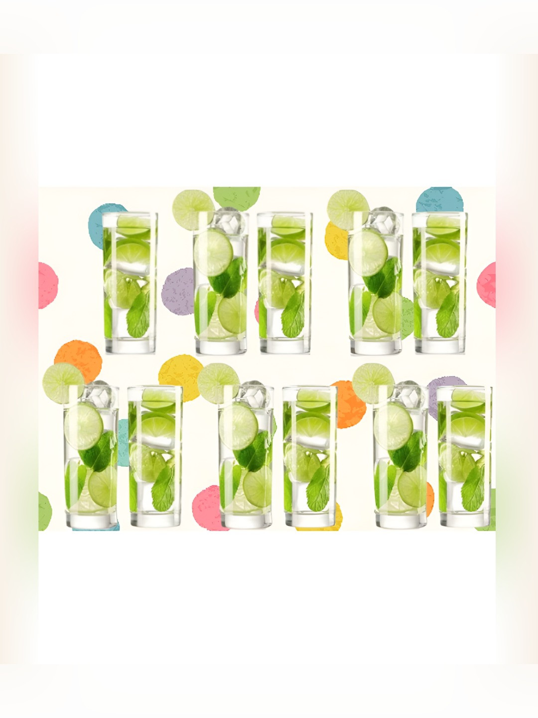 

SOMIL Unisex Transparent Water Glass
