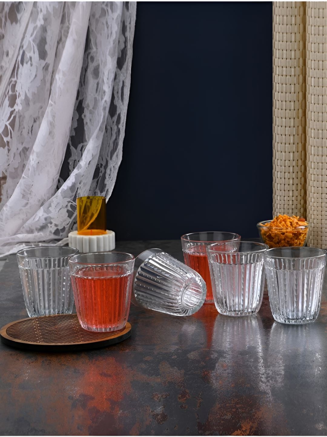 

SOMIL Unisex Transparent Water Glass