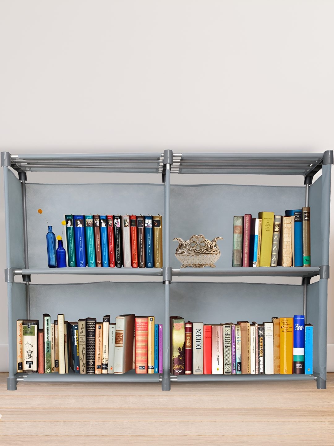 

Decent Hut Grey Open Storage Rack Book Shelf