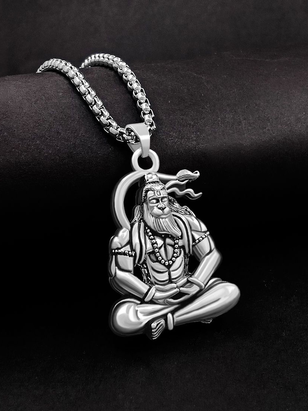 

Saizen Silver-Plated Contemporary Pendants with Chains