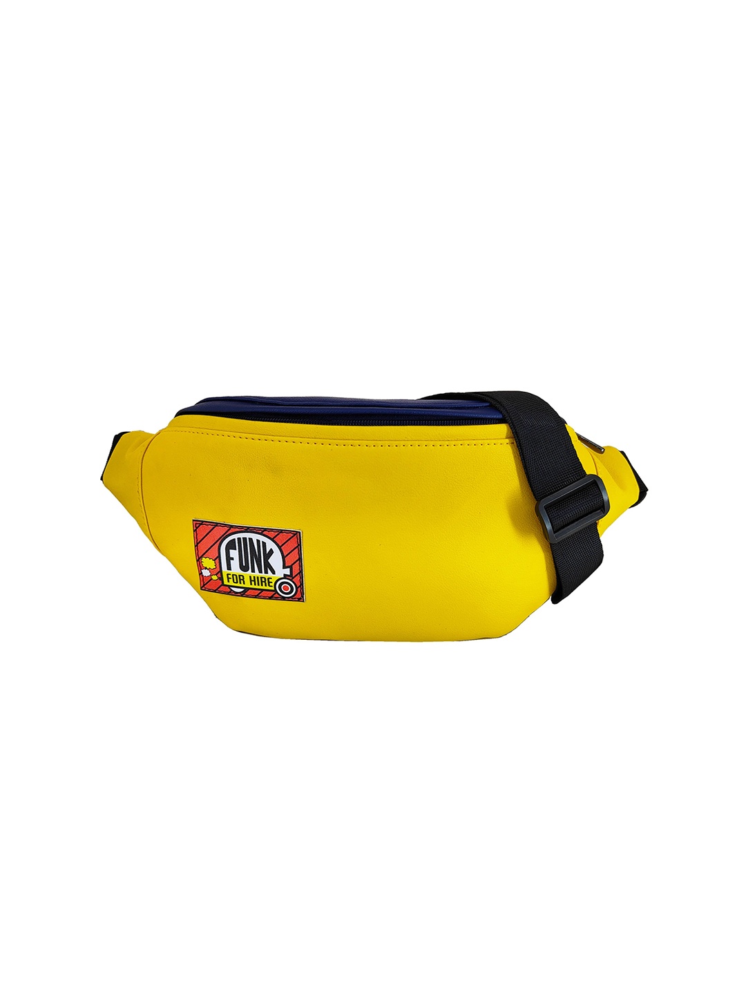 

Funk For Hire Printed Chest Bag, Yellow