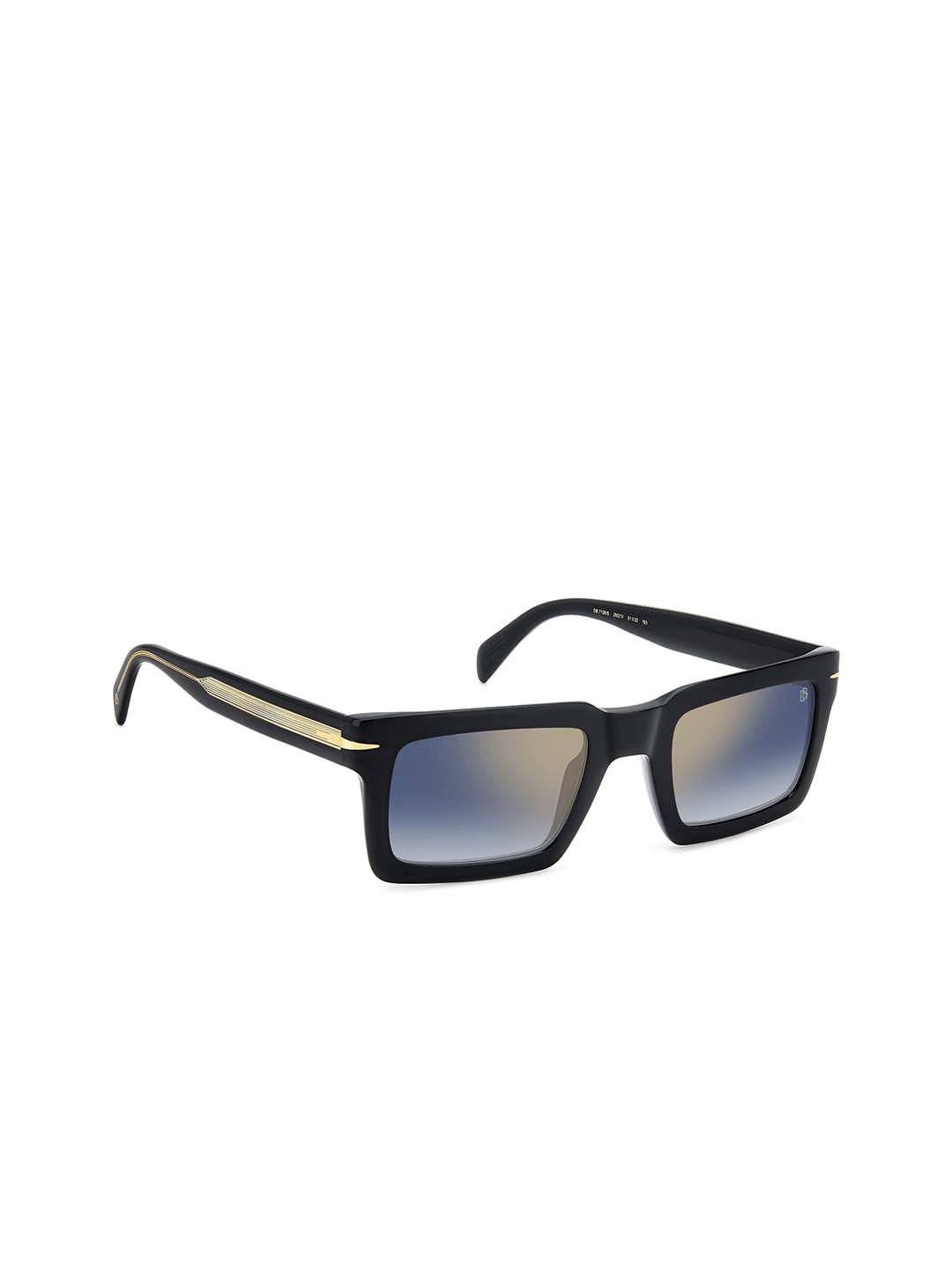 

DAVID BECKHAM Men Rectangle Sunglasses with UV Protected Lens 2072082M2511V, Blue