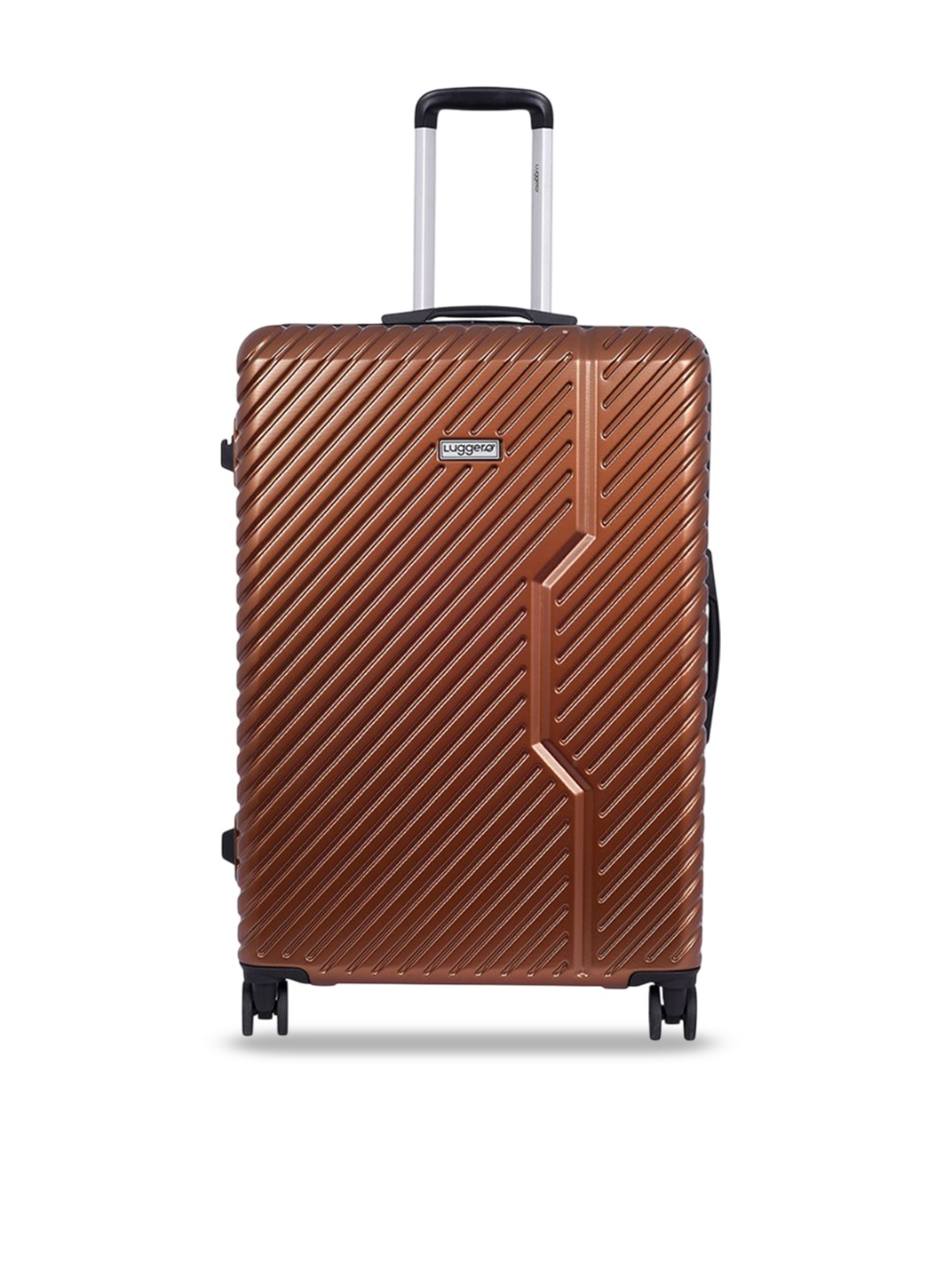 

Luggero Unisex Hard Sided Trolley Suitcase, Orange
