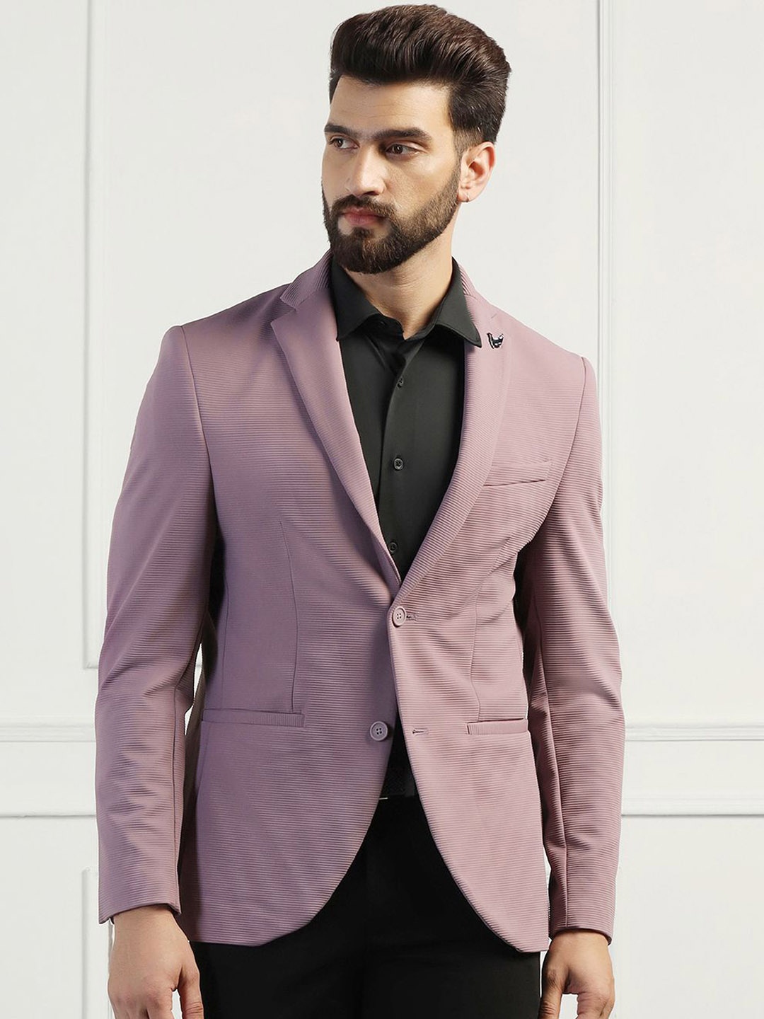 

Blackberrys Slim-Fit Single Breasted Blazer, Mauve