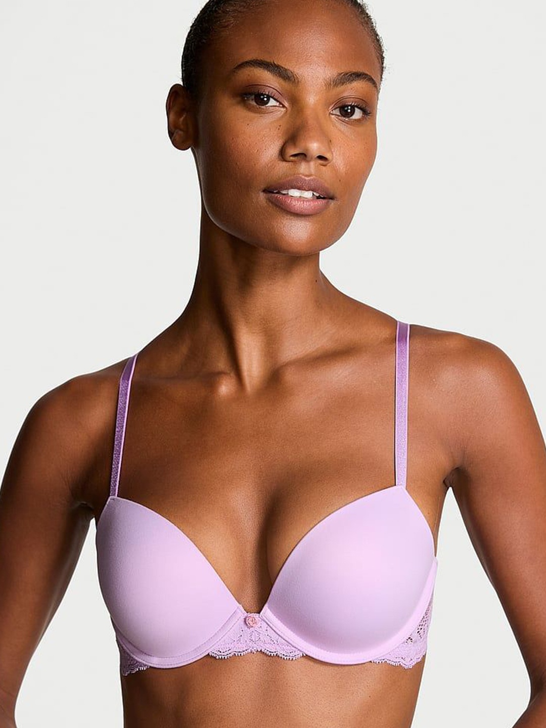 

Victoria's Secret Women Ba Medium Coverage Underwired and Heavily Padded Bra, Purple