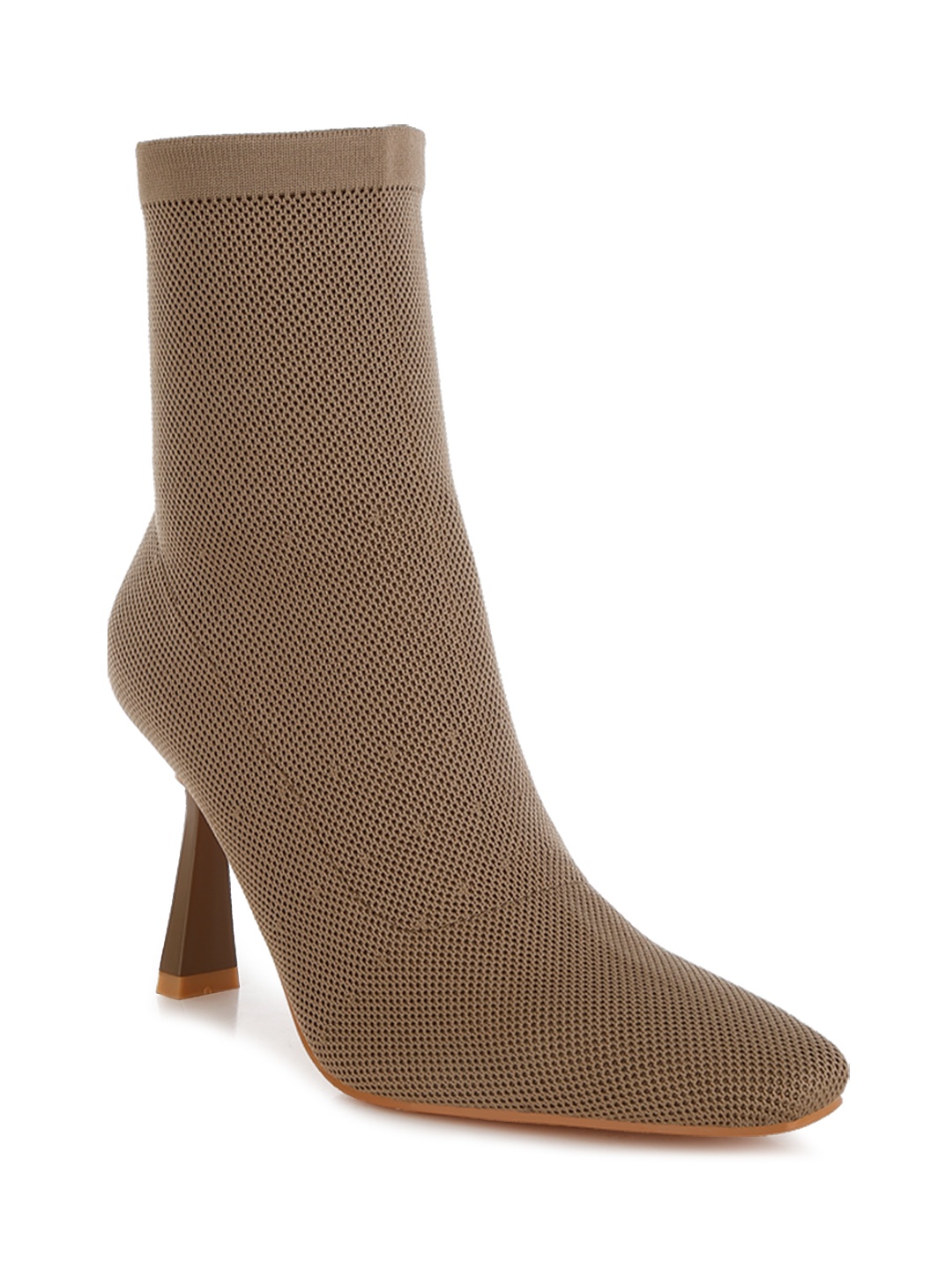 

London Rag Women Casual Stiletto-Heeled Regular Boots, Beige