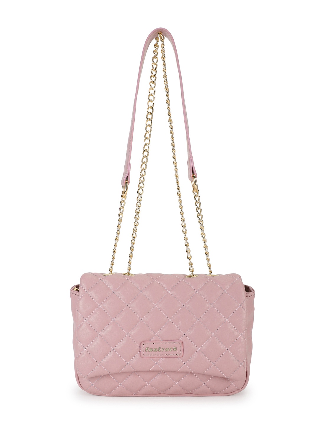 

Fastrack Textured PU Structured Sling Bag with Quilted, Lavender