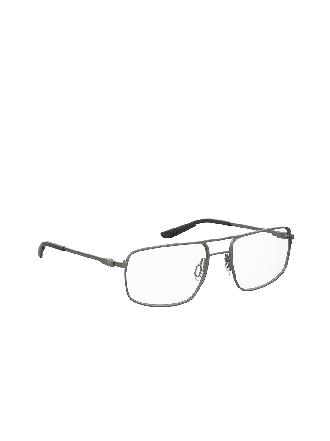 

UNDER ARMOUR Men Rectangle Full Rim Frame, Silver