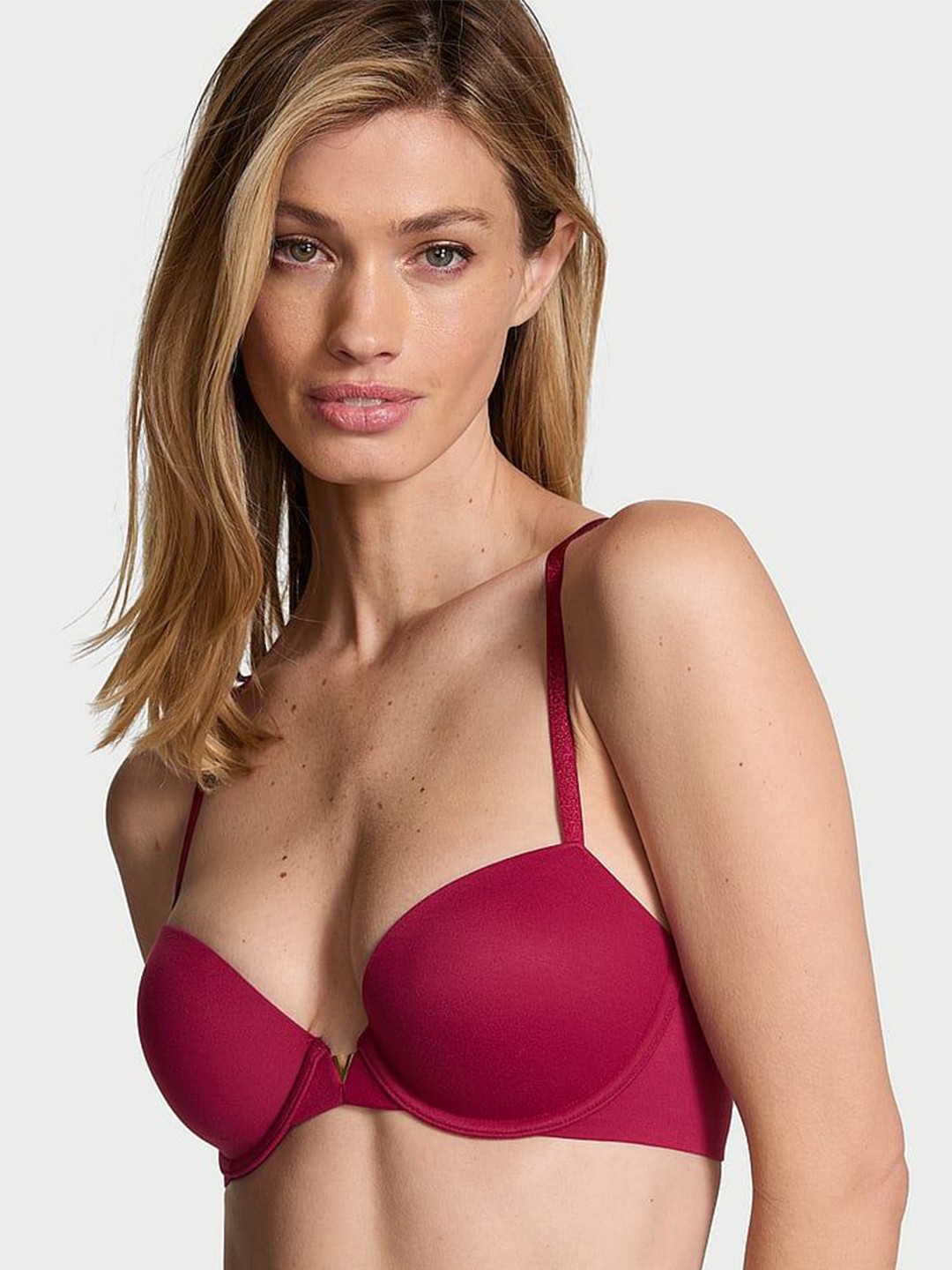 

Victoria's Secret Half Coverage Underwired Lightly Padded Everyday Bra, Red
