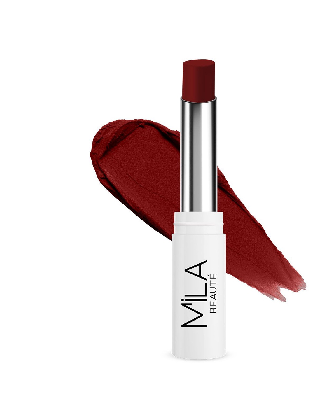

MILA BEAUTE Locked In Lips Transfer Proof Lipstick- Wine Hour- 3.2 g, Maroon
