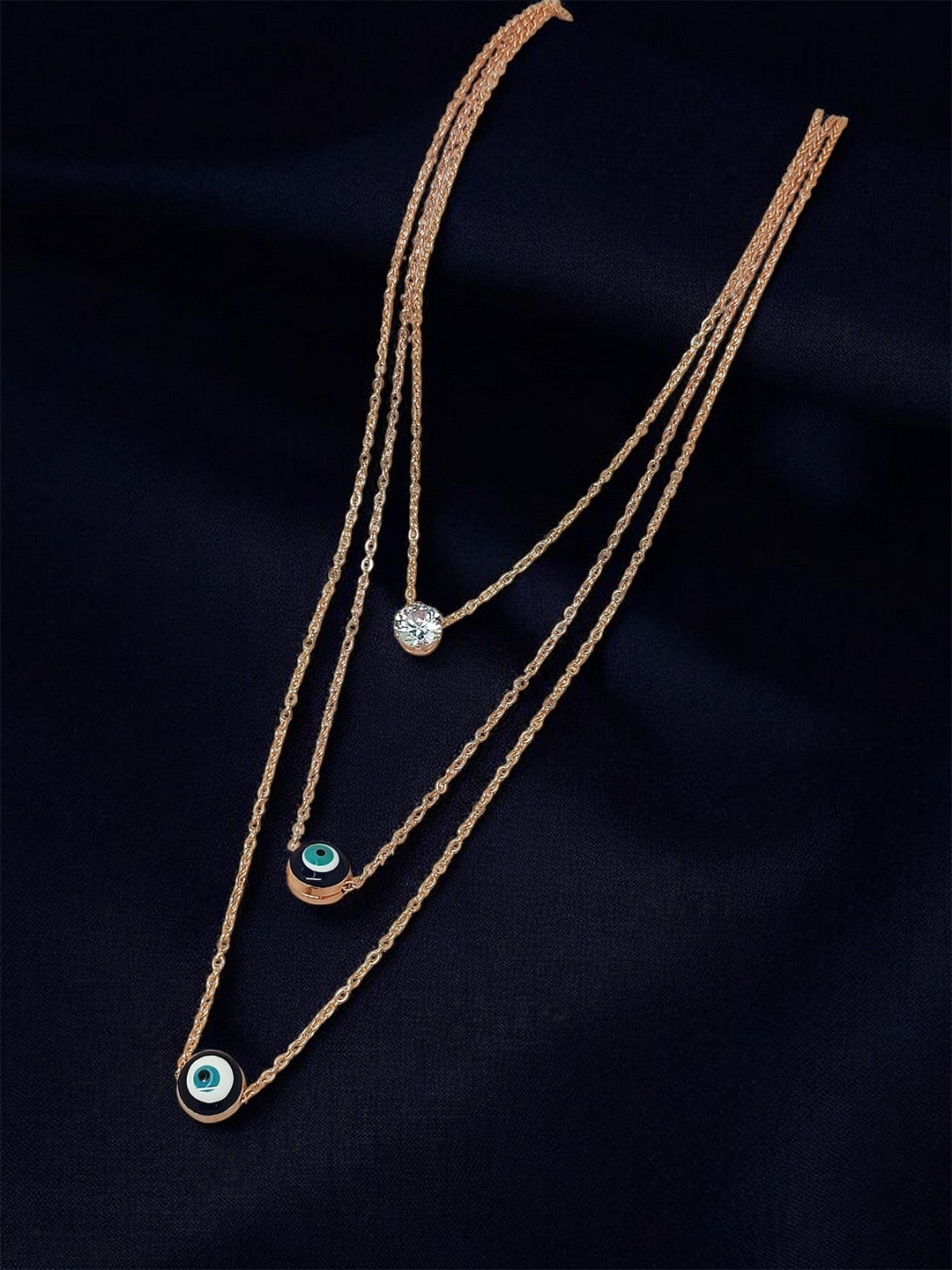 

FEMMIBELLA Gold-Plated Handcrafted Necklace