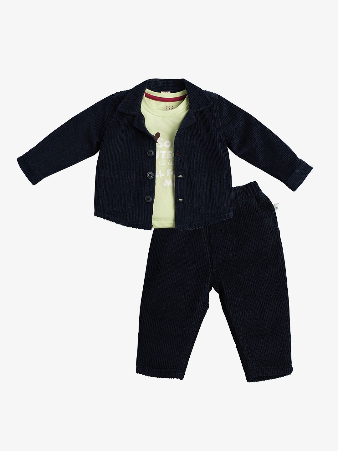 

Ed-a-Mamma Baby Boys Coat with Trousers, Navy blue