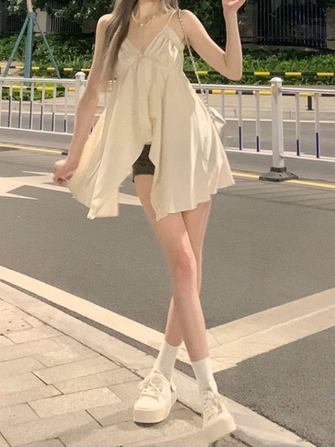 

HERE&NOW Women A-Line Dress, Cream