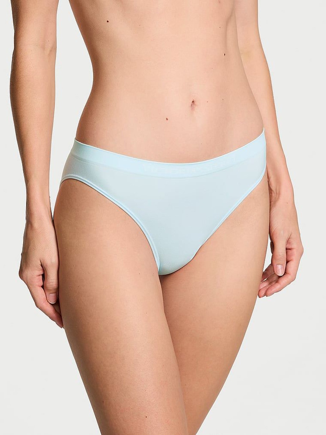 

Victoria's Secret Seamless Mid-Rise Bikini Brief, Blue