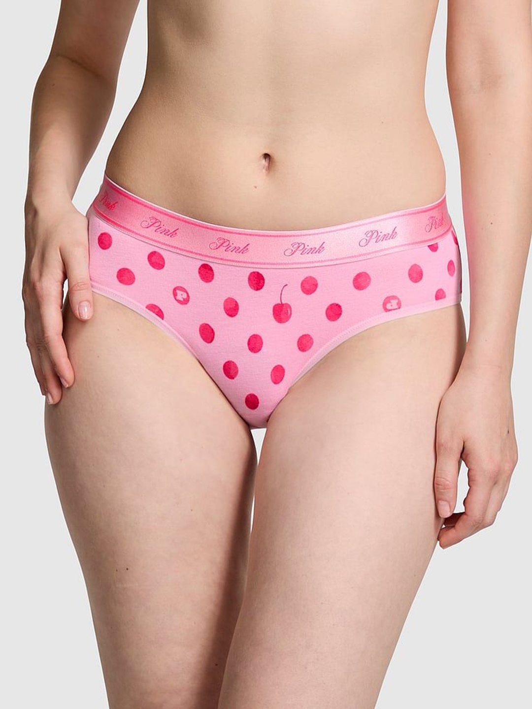 

Victoria's Secret Women Printed Hipster Brief, Pink