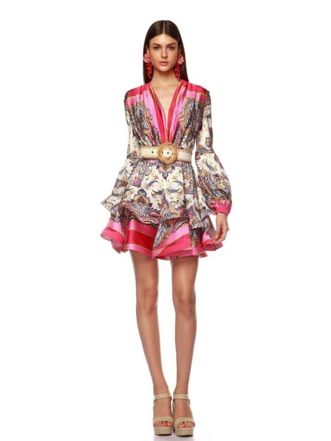 

FancyPants Women Floral Print Fit & Flare Dress, Multi
