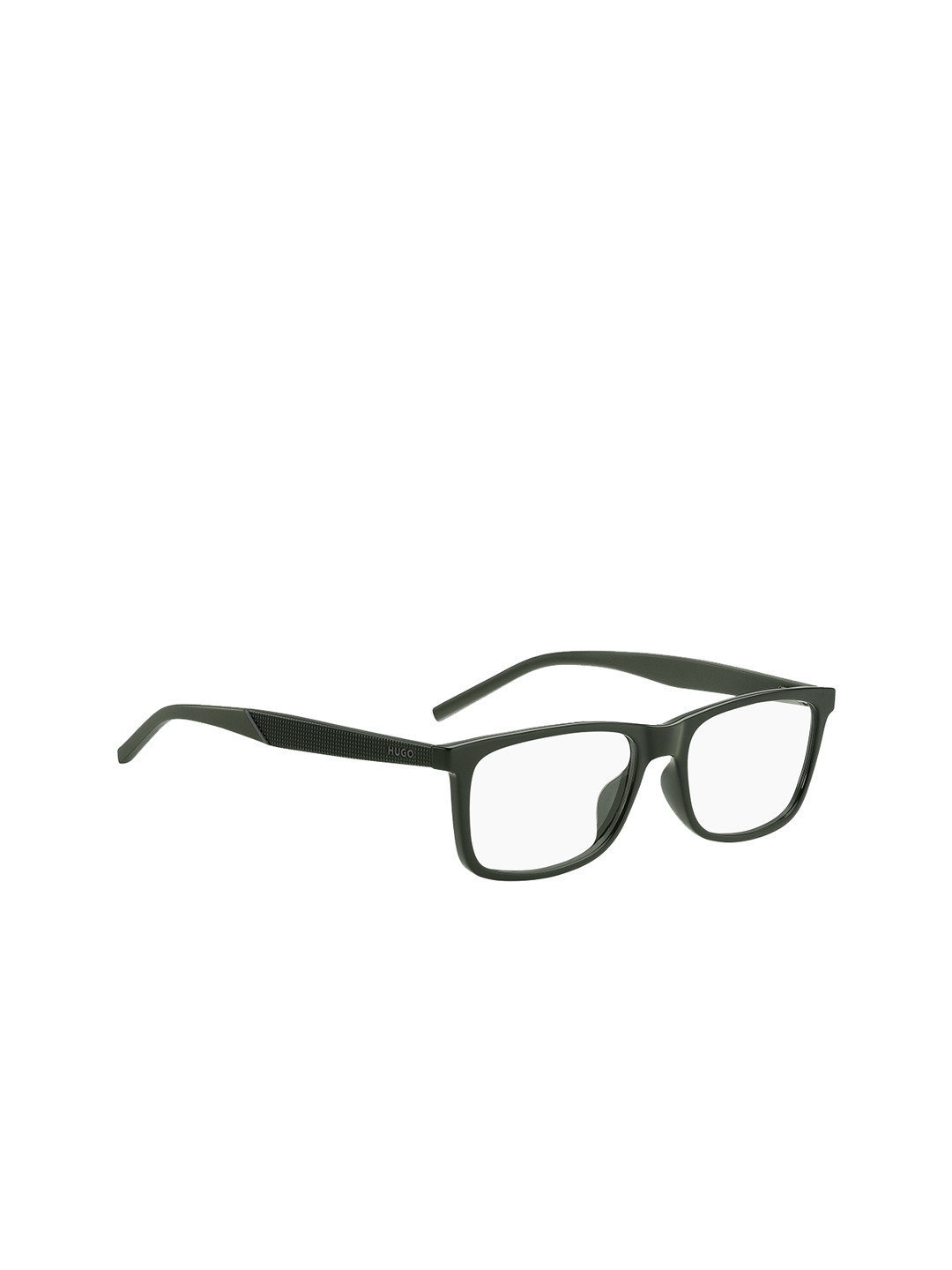 

HUGO Men Rectangle Sunglasses with UV Protected Lens 207590BHP5599, Green