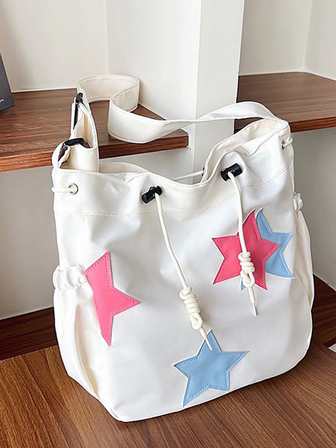 

StyleCast x Revolte Printed Shopper Handheld Bag, White