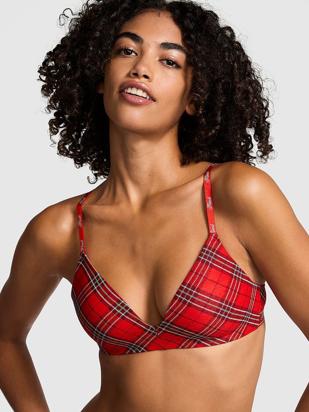 

Victoria's Secret Medium Coverage Lightly Padded Everyday Bra, Red